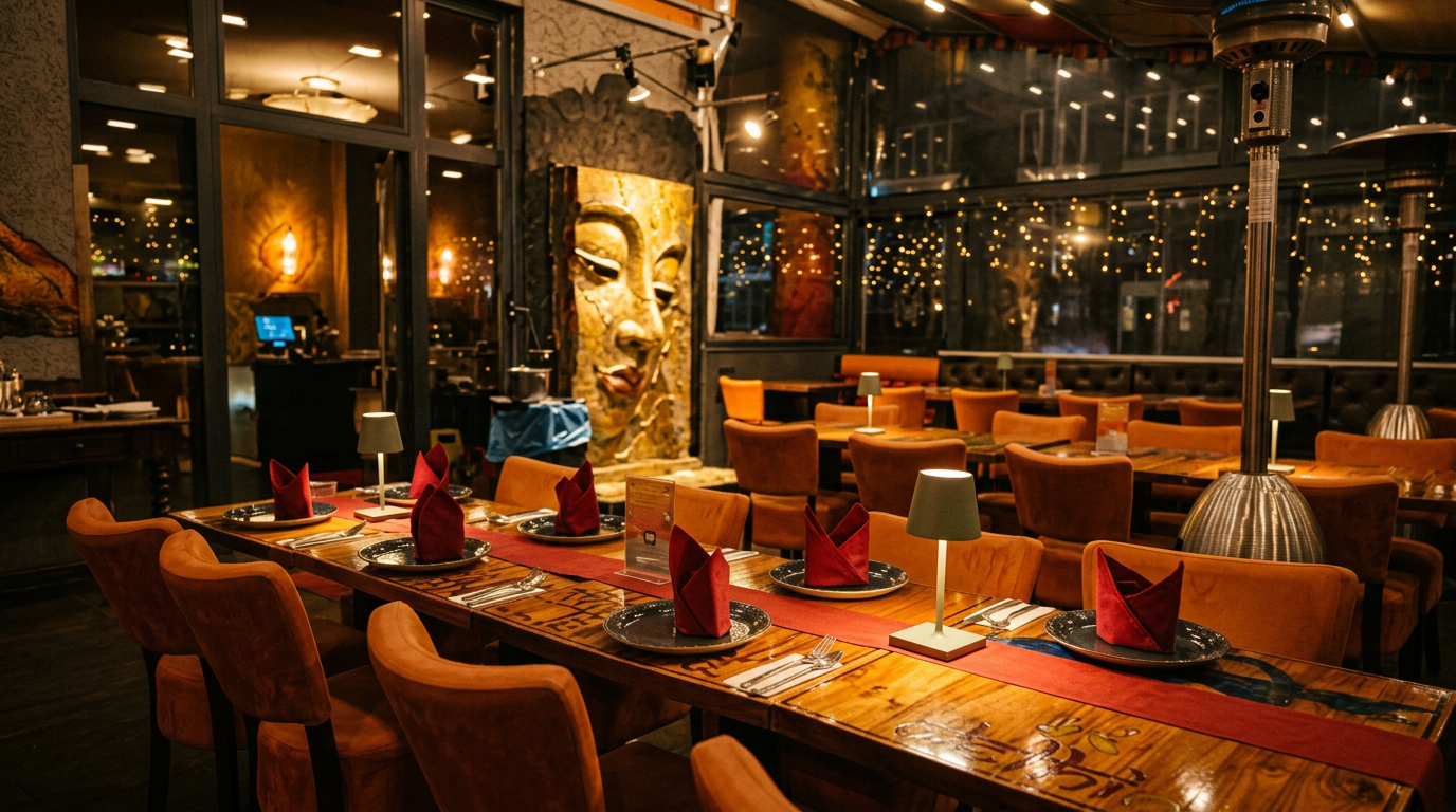Delhi 6 dining interior